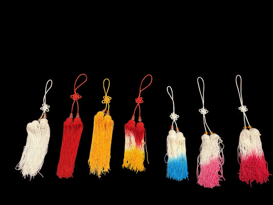 Straight sword tassel